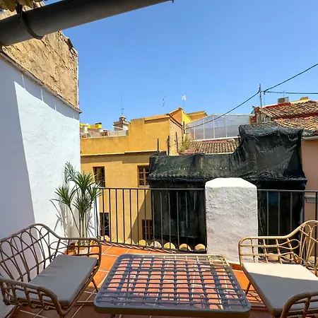 アパート Piso Con Terraza En El Centro Historico バレンシア
